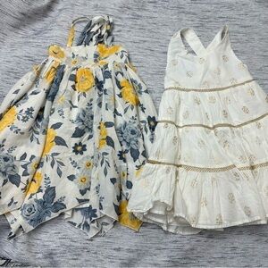 Lot of 2 Floral The Prairie Dress & Artisan NY 2T 24 months